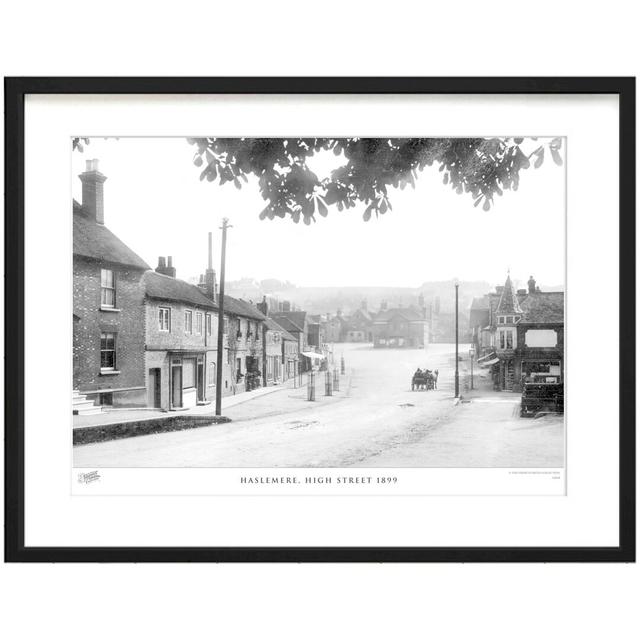 'Haslemere, High Street 1899' by Francis Frith - Picture Frame Photograph Print on Paper The Francis Frith Collection Size: 28cm H x 36cm W x 2.3cm D on Productcaster.