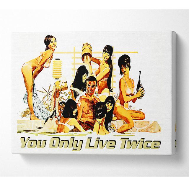 Sean Connery You Only Live Twice - Wrapped Canvas Art Prints Bright Star Size: 66cm H x 106.6cm W x 10cm D on Productcaster.