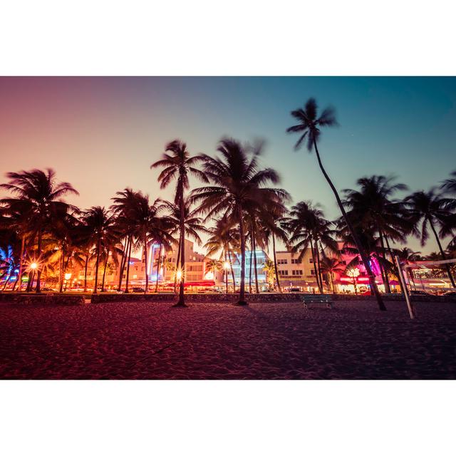 Ocean Drive Street, South Beach by Marchello74 - Print Pergo Classics Size: 30cm H x 46cm W x 3.8cm D on Productcaster.