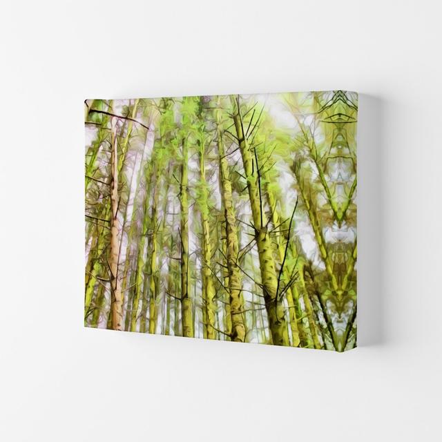 Woodland - Graphic Art on Canvas Union Rustic Size: 21cm H x 29.7cm W x 4cm D, Frame Option: Unframed on Productcaster.