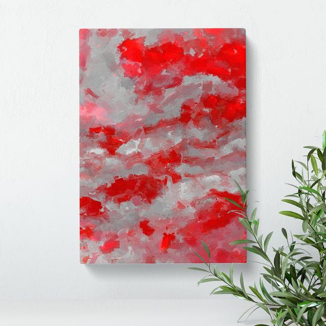 Soul Mate Abstract - Wrapped Canvas Print Metro Lane Size: 60cm H x 40cm W x 3cm D on Productcaster.