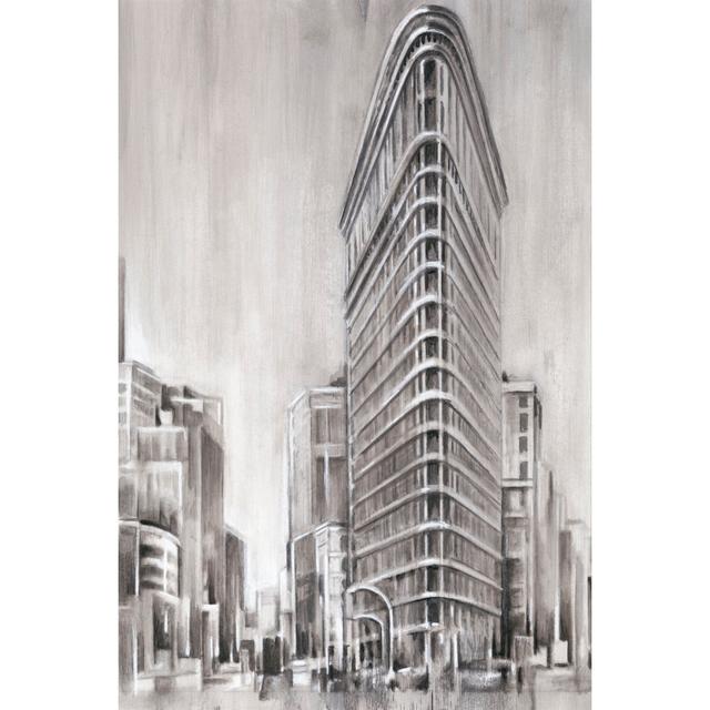 Art Deco Cityscape II by Ethan Harper - Wrapped Canvas Painting Williston Forge Size: 122cm H x 81cm W x 3.8cm D on Productcaster.