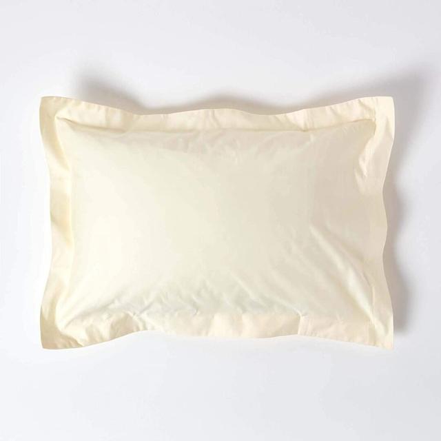 Brannen Plain Pillowcase (Set of 2) Brambly Cottage Colour: Cream on Productcaster.