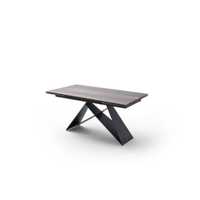 Reed Metal Base Dining Table Ebern Designs Colour: Holzoptik Barrique on Productcaster.