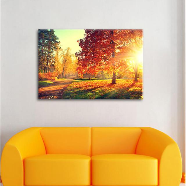 Wrapped Canvas Photograph Alpen Home Size: 60cm H x 80cm W x 0.4cm D on Productcaster.