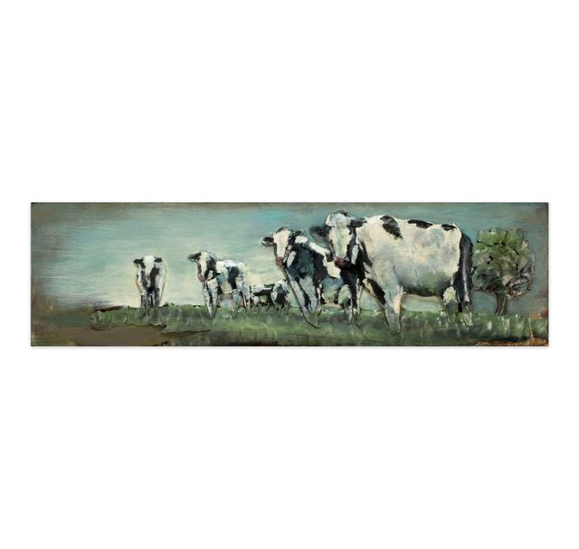 Handmade Farmhouse Animals Wall Decor on Metal August Grove on Productcaster.