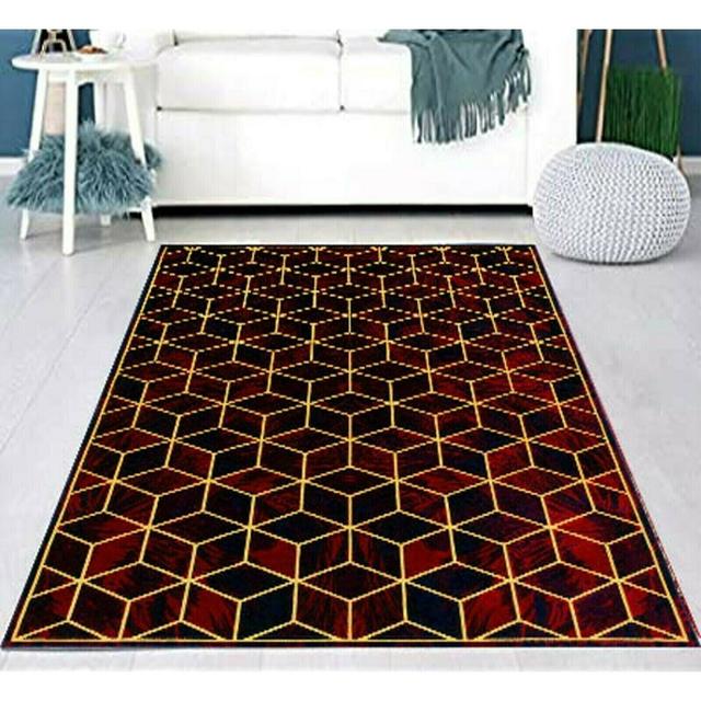 Alvania Geometric Machine Woven Blue Area Rug 17 Stories Rug Size: Rectangle 195 x 290cm on Productcaster.