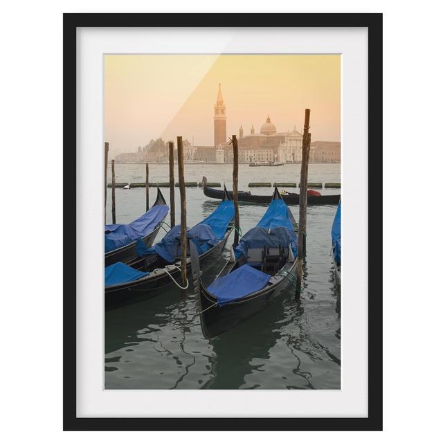 Venetian Dreams Framed Print East Urban Home Frame Options: Matt black, Size: 70cm H x 50cm W on Productcaster.