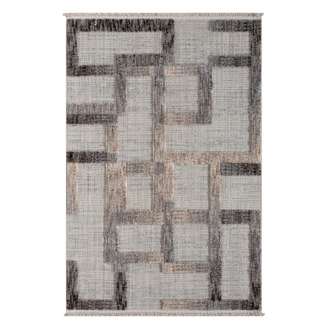 Aurelia Beige/Brown Rug Gracie Oaks Rug Size: Rectangular 140 x 200cm on Productcaster.