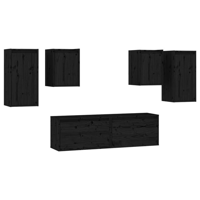 Garv (Set of 6) Ebern Designs Colour: Black on Productcaster.