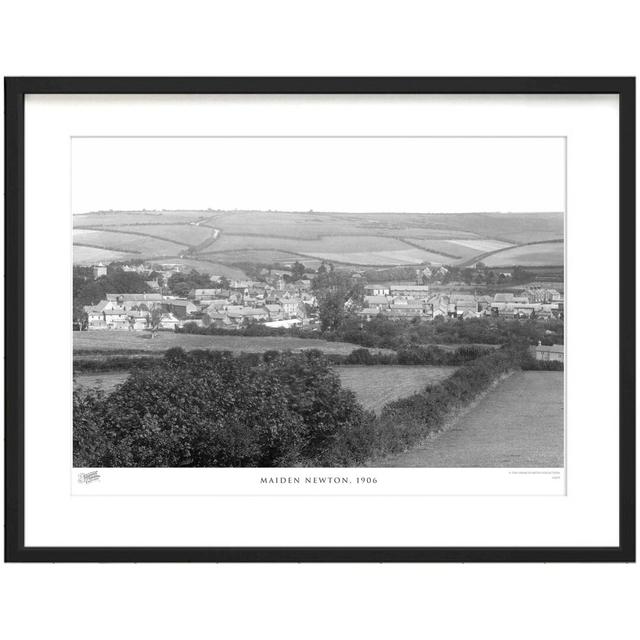 Maiden Newton, 1906 by Francis Frith - Single Picture Frame Print The Francis Frith Collection Size: 40cm H x 50cm W x 2.3cm D on Productcaster.