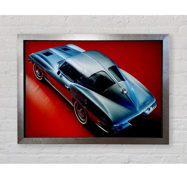 C 1963 Chevrolet Corvette Stingray - Single Picture Frame Art Prints Bright Star Size: 100cm H x 141.4cm W on Productcaster.