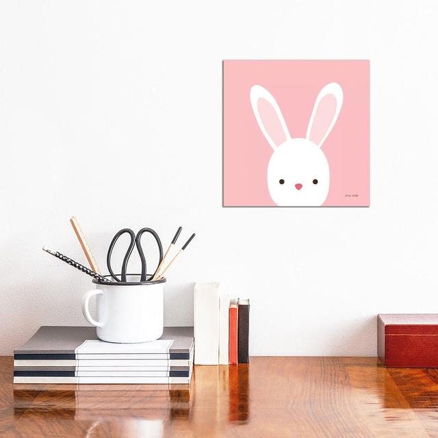 Cuddly Bunny by Ann Kelle - Wrapped Canvas Gallery-Wrapped Canvas Giclée Zoomie Kids Size: 30.48cm H x 30.48cm W x 1.91 cm D on Productcaster.