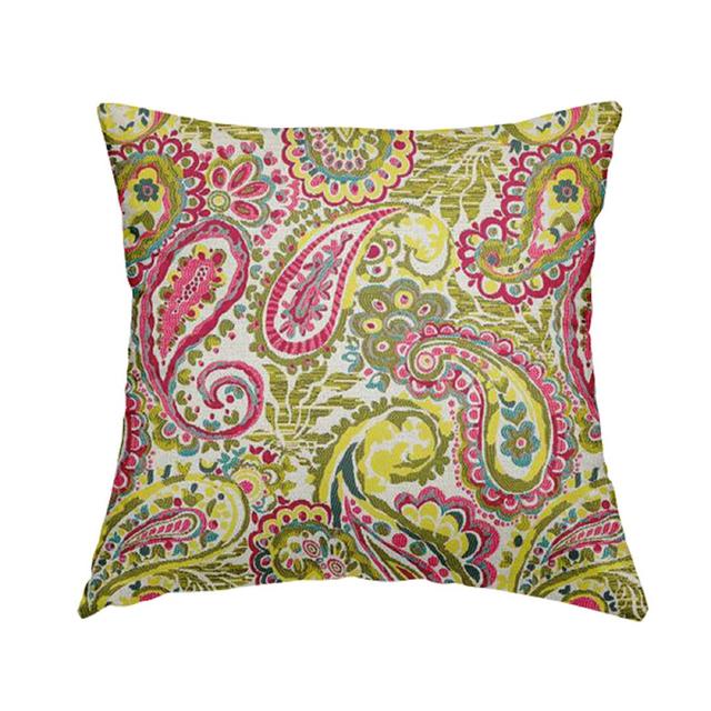 Metz Paisley Scatter Cushion with Filling Marlow Home Co. Size: 55cm H x 55cm W x 5cm D on Productcaster.