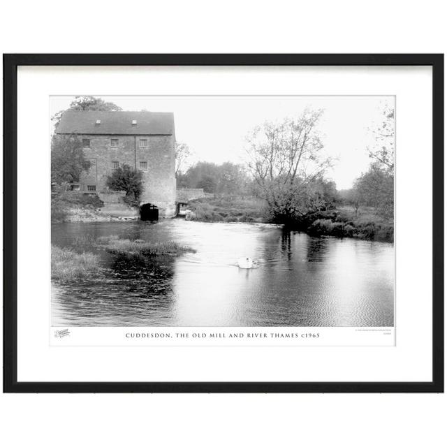 Cuddesdon, The Old Mill And River Thames C1965 by Francis Frith - Single Picture Frame Print The Francis Frith Collection Size: 45cm H x 60cm W x 2.3c on Productcaster.