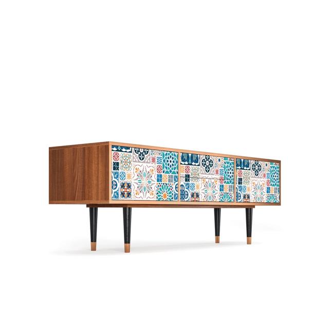 Zayac TV Stand for TVs up to 70" Ebern Designs Pattern: Moroccan Market on Productcaster.