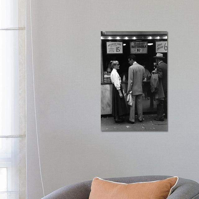 Charles James Story Ice Cream Sodas (NYC, 1949) by Ruth Orkin - Photograph Print on Canvas George Oliver Format: Wrapped Canvas, Size: 66.04cm H x 45. on Productcaster.