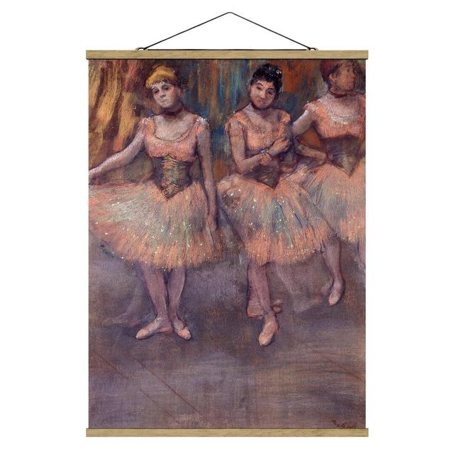 Dancers Before Exercice by Edgar Degas - Graphic Art Print Mercer41 Size: 106.5cm H x 80cm W x 0.3cm D on Productcaster.