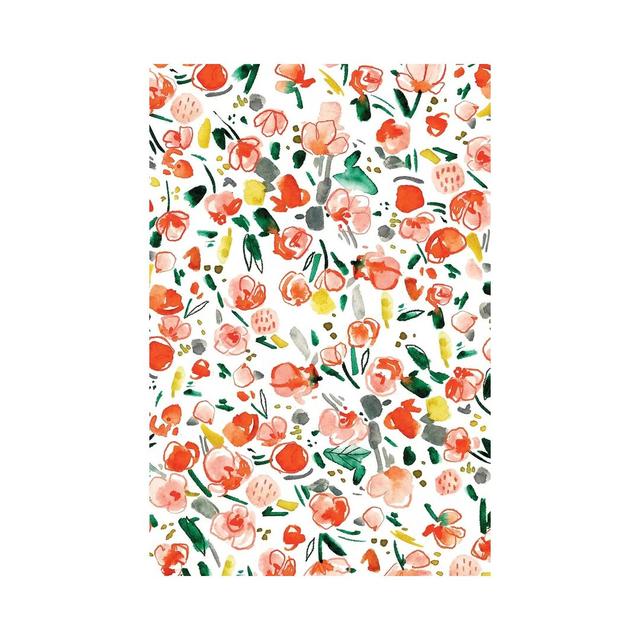 Peachy Flo by - Wrapped Canvas ClassicLiving Size: 66.04 cm H x 45.72cm W on Productcaster.