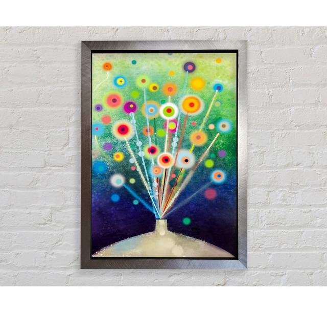 Energy Flowers - Print Bright Star Size: 141.4cm H x 100cm W x 3.4cm D on Productcaster.