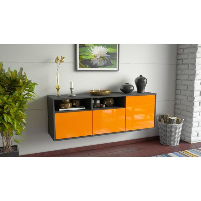 TV-Lowboard Cornwallis Ebern Designs Farbe: Orange on Productcaster.