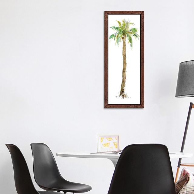 'Washed Palm I' by Carol Robinson - Floater Frame Panoramic Painting Print on Canvas Pergo Classics Size: 121.92cm H x 40.64cm W x 3.81cm D, Frame Opt on Productcaster.