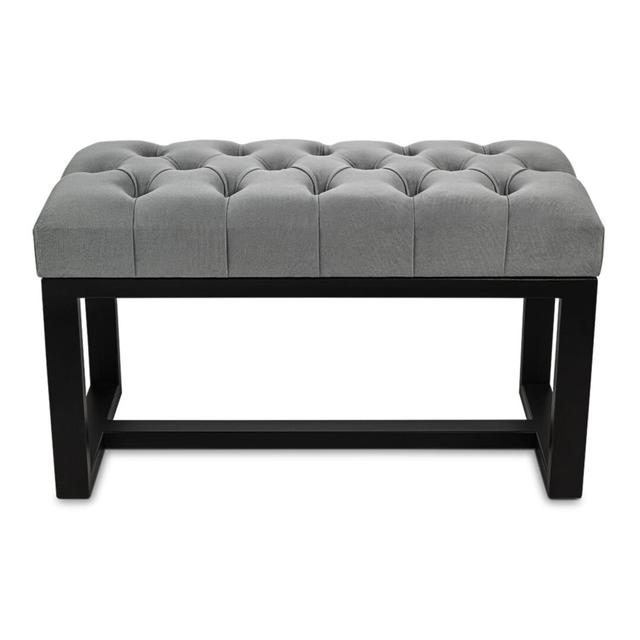 Eura Upholstered Bench Ebern Designs Size: H40 x W45 x D40cm on Productcaster.