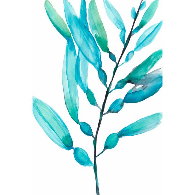 Watercolour Kelp I by Jennifer Goldberger - Wrapped Canvas Painting Marlow Home Co. Size: 91cm H x 61cm W on Productcaster.