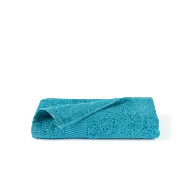 Spa Terrycloth Bath Sheet Excelsa Colour: Blue / White / Grey on Productcaster.