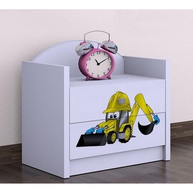 Guadalupe 2 Drawer Nightstand Isabelle & Max Colour: White on Productcaster.