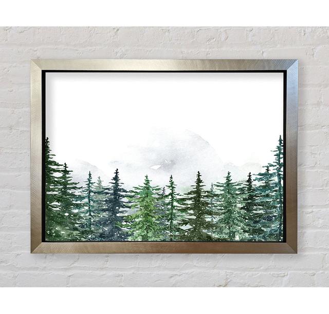 Trees Peer Above The Clouds - Single Picture Frame Art Prints Bright Star Size: 42cm H x 59.7cm W x 3.4cm D on Productcaster.