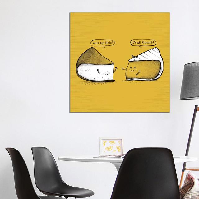 Very Punny VIII by Arrolynn Weiderhold - Wrapped Canvas Graphic Art Happy Larry on Productcaster.