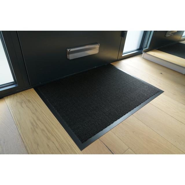 Langton Door Mat Sol 27 Outdoor Mat Size: Rectangle 40cm x 60cm, Colour: Charcoal on Productcaster.