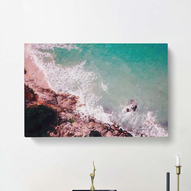 The Coastline of Ko Samui in Thailand - Wrapped Canvas Graphic Art Print East Urban Home Size: 60cm H x 91cm W x 3cm D on Productcaster.