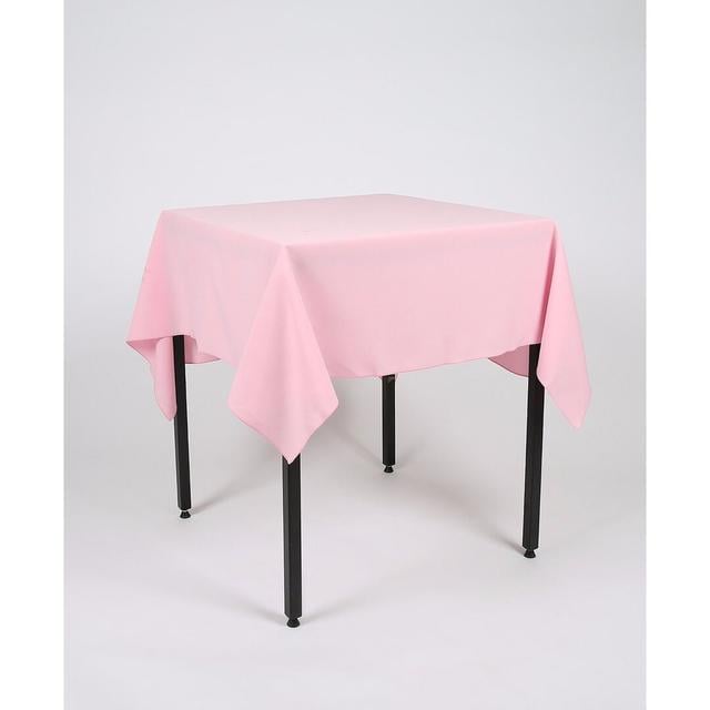 Blondine Tablecloth 17 Stories Size: 121cm W x 121cm L, Colour: Baby Pink on Productcaster.