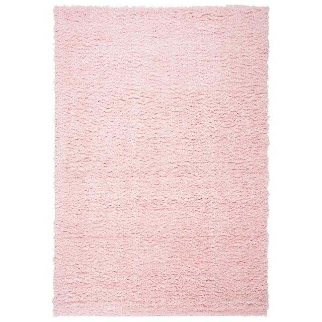 Aubrea Solid Colour Blush Area Rug Ebern Designs Rug Size: Rectangle 121.92 x 182.88cm on Productcaster.