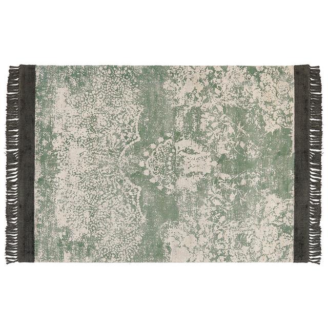 Akeilah Hand Tufted Green/Beige Rug Latitude Vive Rug Size: Rectangle 160 x 230cm on Productcaster.