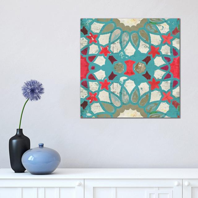 Folky I by Aimee Wilson - Wrapped Canvas Print Latitude Vive Size: 45.72cm H x 45.72cm W x 1.91cm D on Productcaster.