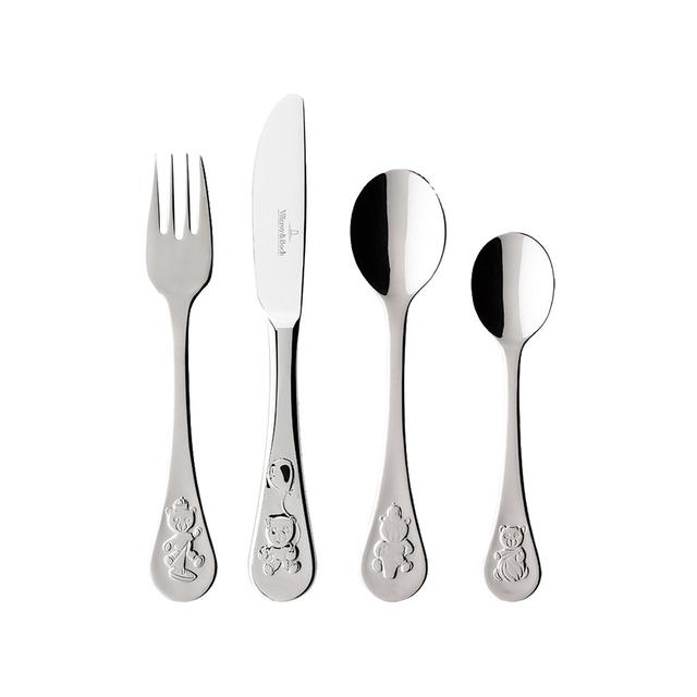 Teddy 4 Piece Cutlery Set, Service for 1 Villeroy & Boch on Productcaster.