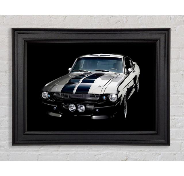 Mustang Stripes Framed Print Ebern Designs Size: 59.7cm H x 84.1cm W on Productcaster.