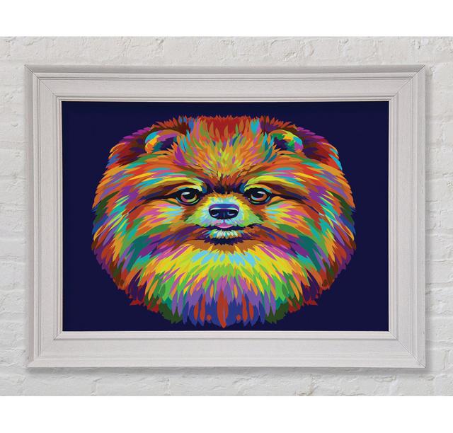 Big Fluffy Pomeranian - Single Picture Frame Art Prints Rosalind Wheeler Size: 42cm H x 59.7cm W x 8cm D on Productcaster.