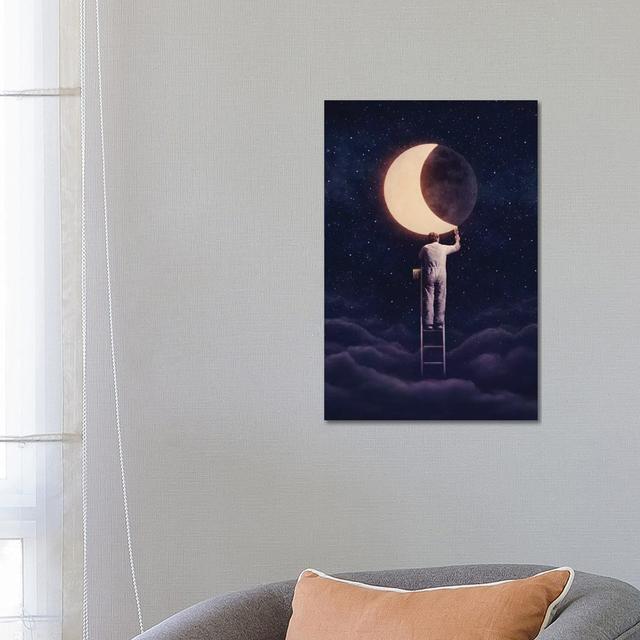 Carpe Noctem by Enkel Dika - Gallery-Wrapped Canvas Giclée on Canvas Happy Larry Format: Wrapped Canvas, Size: 66.04cm H x 45.72cm W on Productcaster.