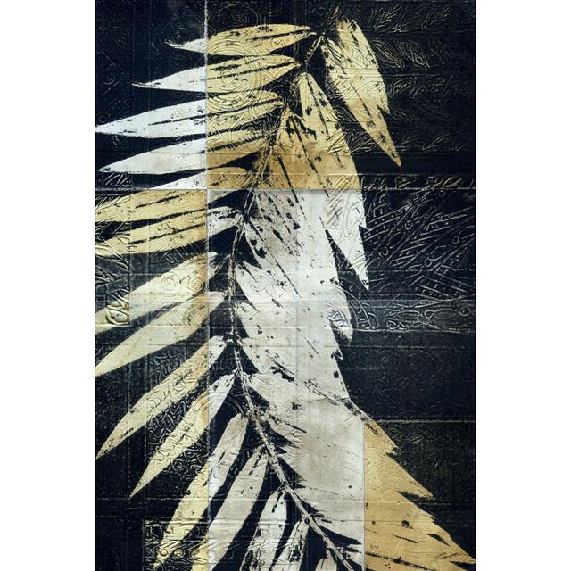 Palm Deco I by John Butler - Wrapped Canvas Painting 17 Stories Size: 76cm H x 51cm W x 3.8cm D on Productcaster.