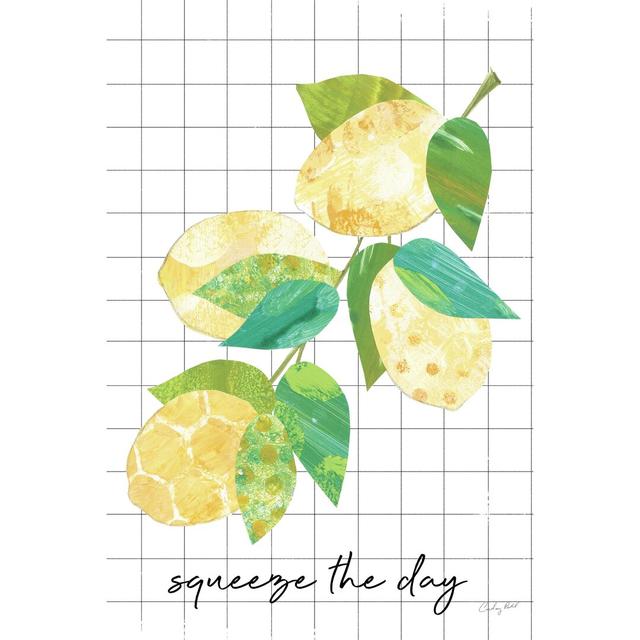 Summer Lemons Sentiment II by Courtney Prahl - Wrapped Canvas Art Print Rosalind Wheeler Size: 76cm H x 51cm W on Productcaster.