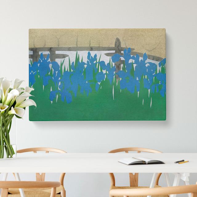 Irises by Kamisaka Sekka - Wrapped Canvas Painting East Urban Home Size: 50cm H x 76cm W x 3cm D on Productcaster.