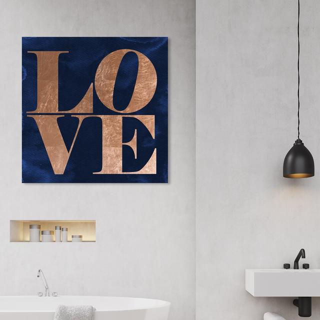 Solid Love by Oliver Gal - Wrapped Canvas Graphic Art East Urban Home Size: 76.2 cm H x 76.2 cm W on Productcaster.