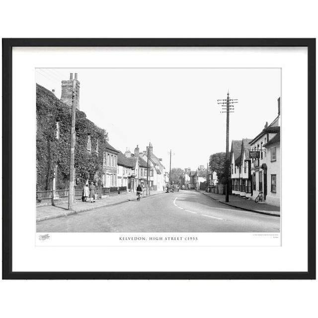 'Kelvedon, High Street C1955' by Francis Frith - Picture Frame Photograph Print on Paper The Francis Frith Collection Size: 40cm H x 50cm W x 2.3cm D on Productcaster.