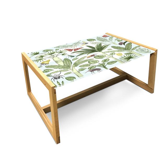 Jaleh Sled Coffee Table East Urban Home Size: 40cm H x 91cm W x 62cm D on Productcaster.