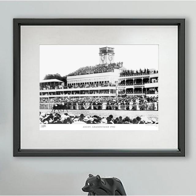 'Ascot, Grandstand 1902' - Picture Frame Photograph Print on Paper The Francis Frith Collection Size: 45cm H X 60cm W x 2cm D on Productcaster.