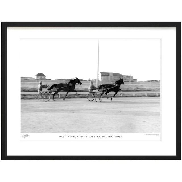 'Prestatyn, Pony Trotting Racing C1965' by Francis Frith - Picture Frame Photograph Print on Paper The Francis Frith Collection Size: 60cm H x 80cm W on Productcaster.